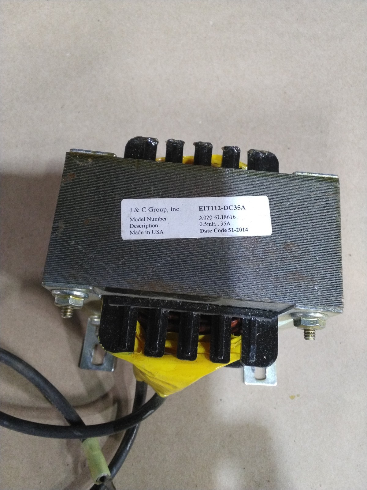 J & C Group EIT112-DC35A Transformer X020-6L18616