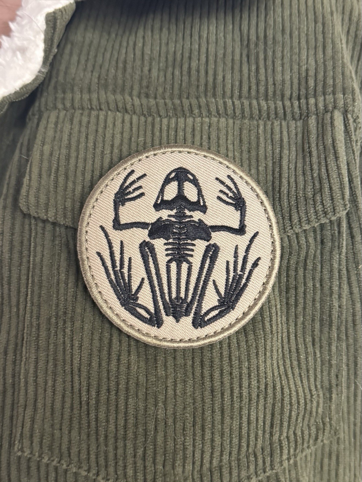 Frog Navy Seal Frogman Special Forces Tactical Patch Skeleton Tan