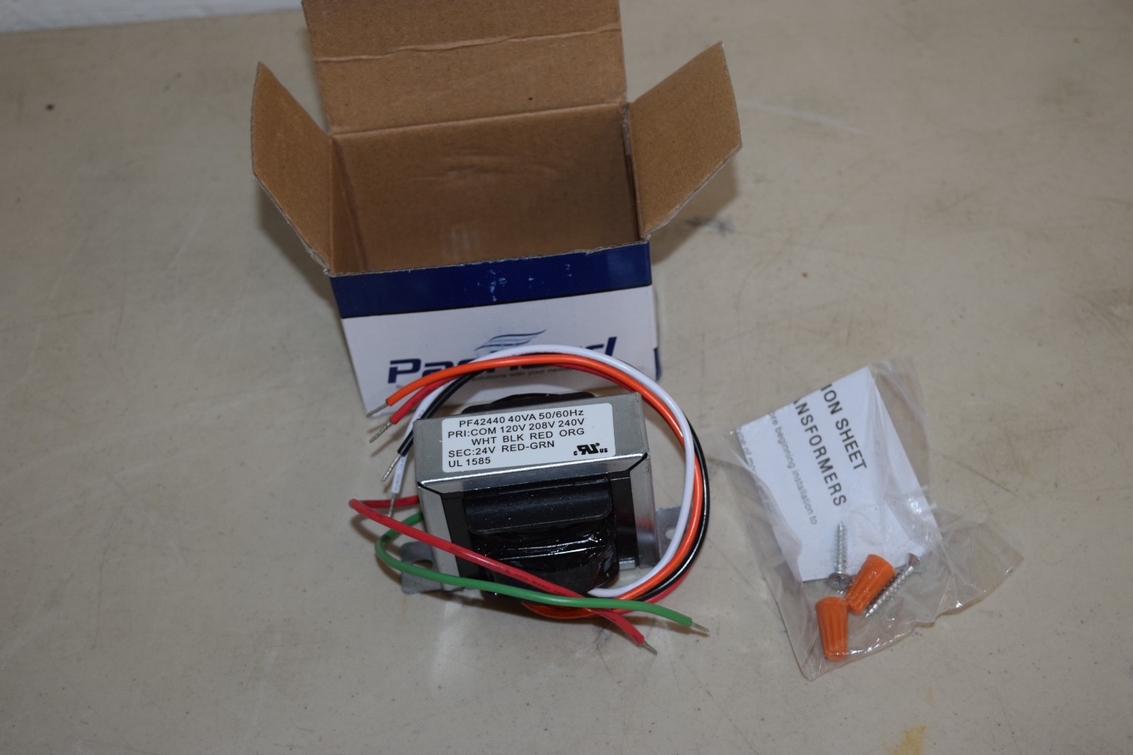 Packard PF42440 Transformer Foot Mounted 120/208/240V Primary 24V Secondary