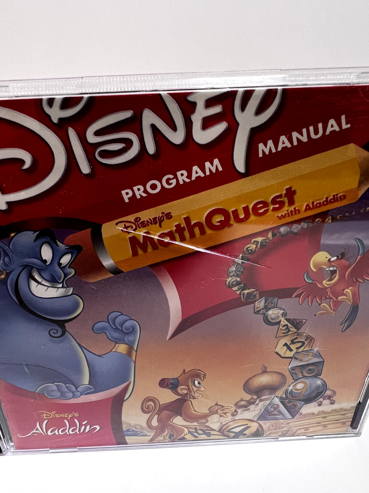Disney Interactive Math Quest With Aladdin Windows & Mac CD-ROM Genie & Lago