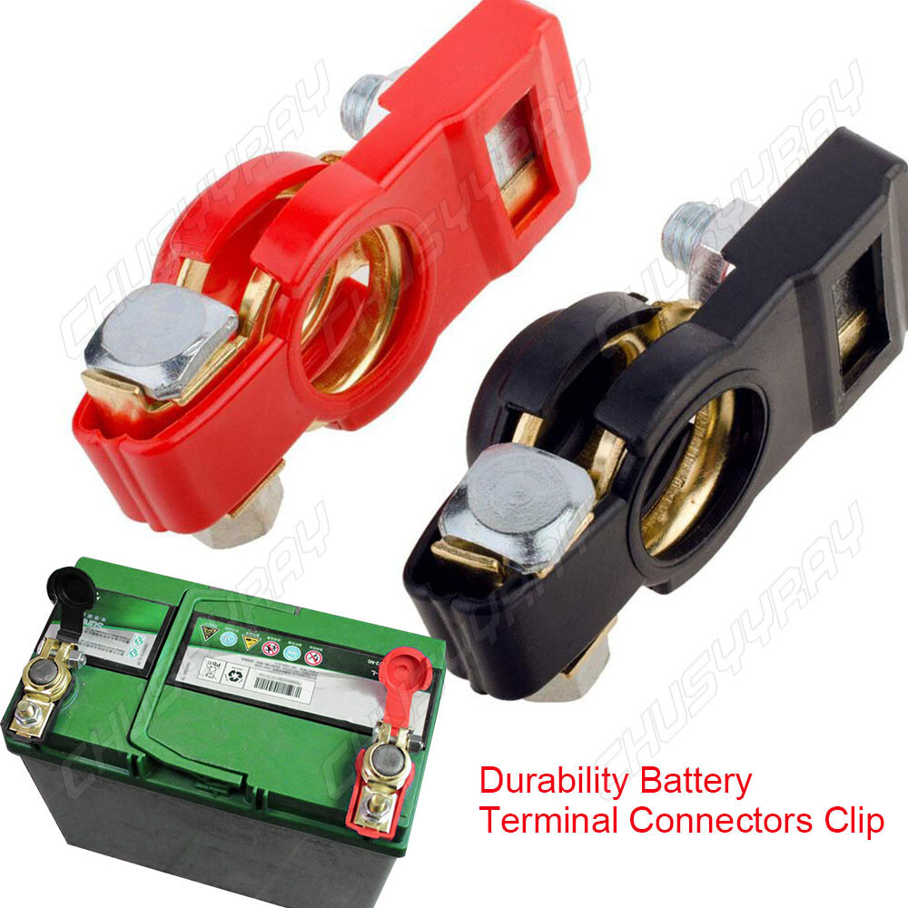 1PAIR Battery Terminal Connector Cable Negative&Positive For Toyota Corolla RAV4