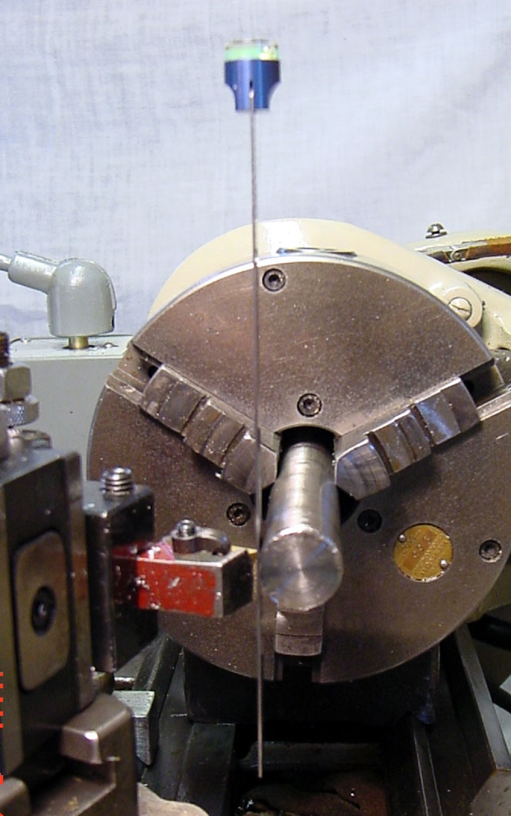 Center / height gage metal lathe tool bit or tailstock setup
