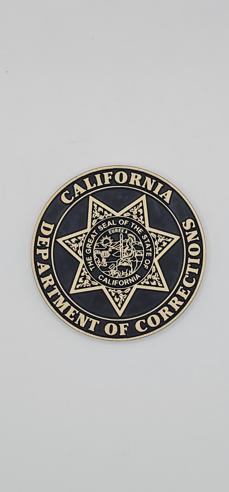San Quentin State Prison BLACK Challenge Coin