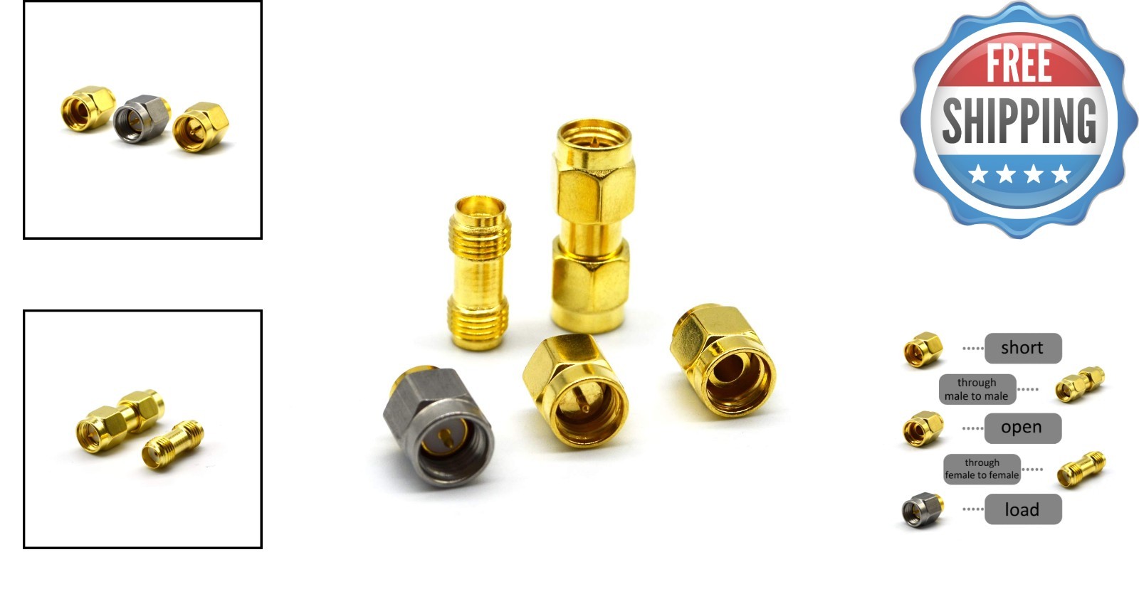 Versatile SMA Calibration Kit for NanoVNA Models - Accurate RF Testing Tools