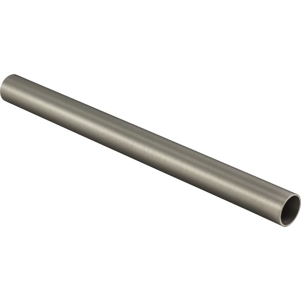 Box of 6 Satin Nickel 1-5/16" x 92" Diameter Round Steel Closet Rods Tubing Rod