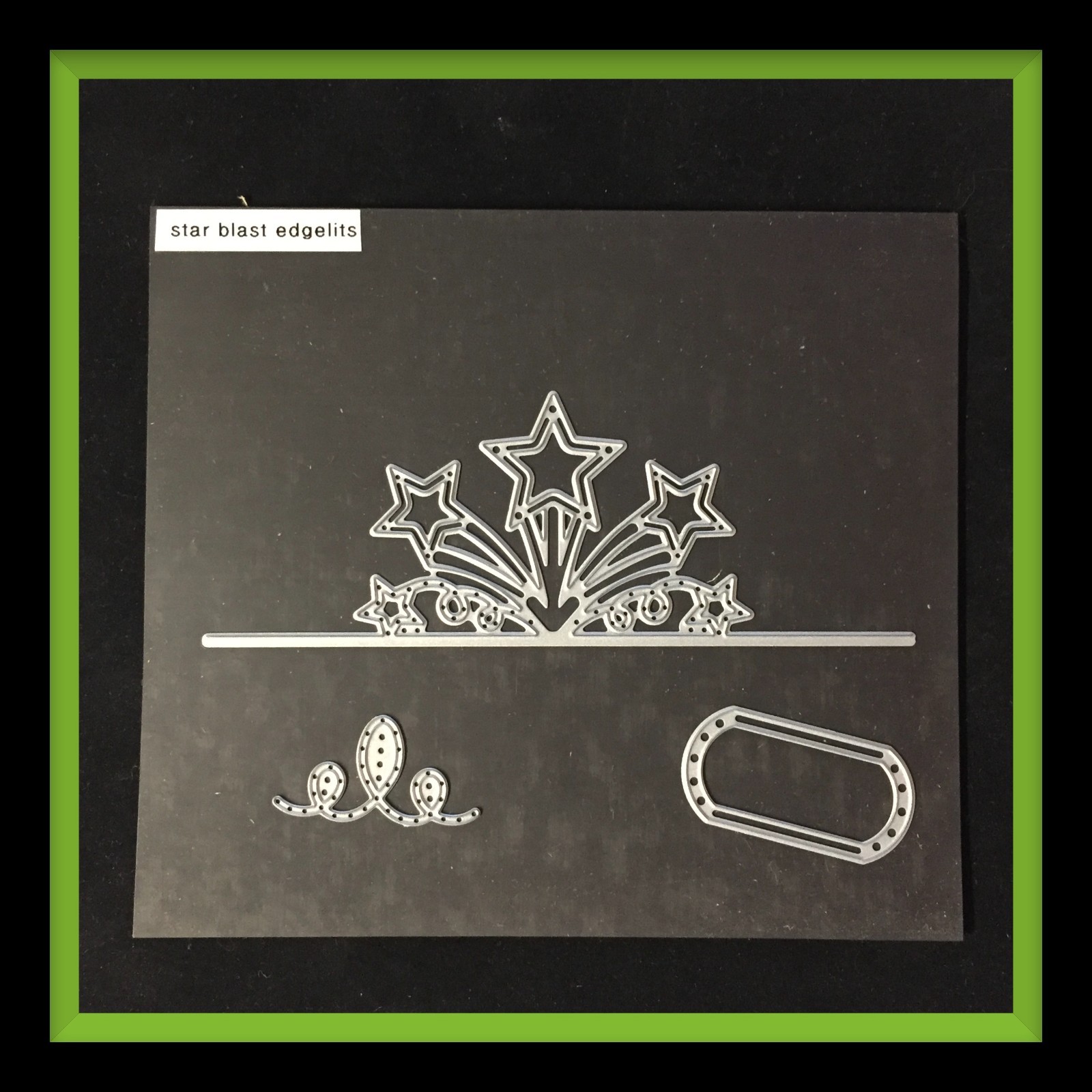 Stampin' Up! STAR BLAST EDGELITS DIES - See examples  - Great for the 4th! #5010