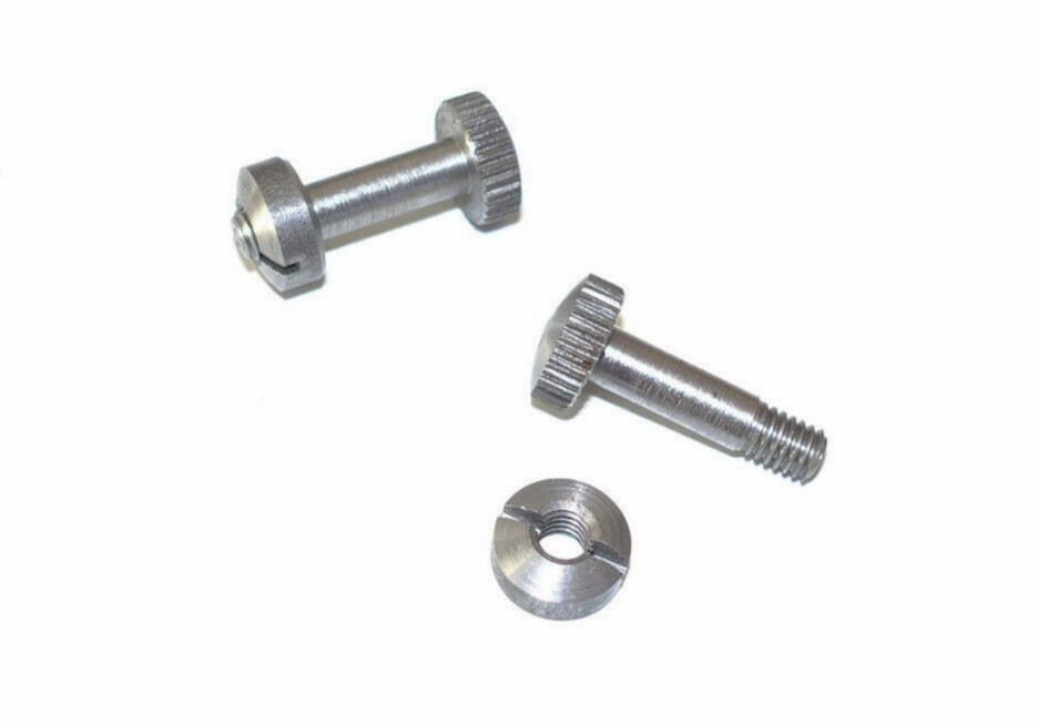 CZECH ARMY PRE and WW2 ERA Vz24/33 BAYONET grip screws /bolts with nuts