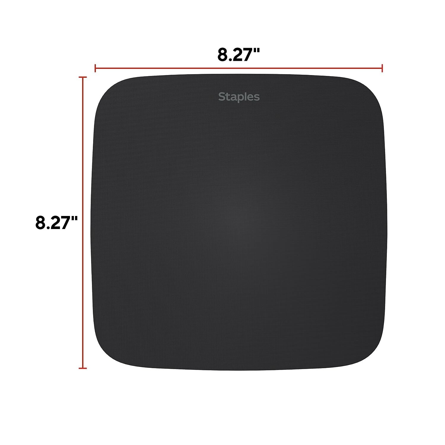 Staples Mouse Pad – Standard Black Mousepad for Computers & 2 Pack,
