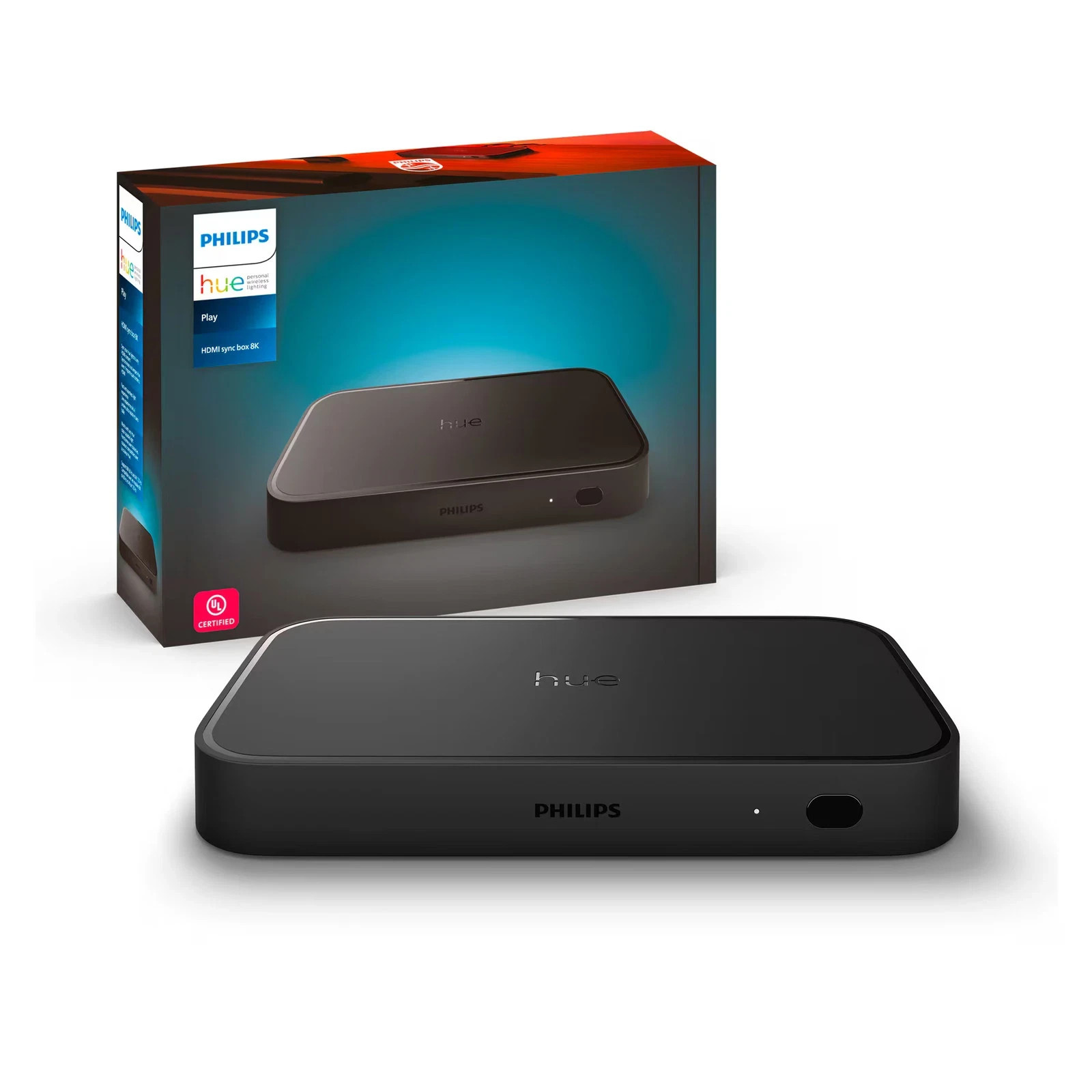 Philips - Hue Play HDMI Sync Box 8K Smart Home LED TV Gradient Lighting 579755