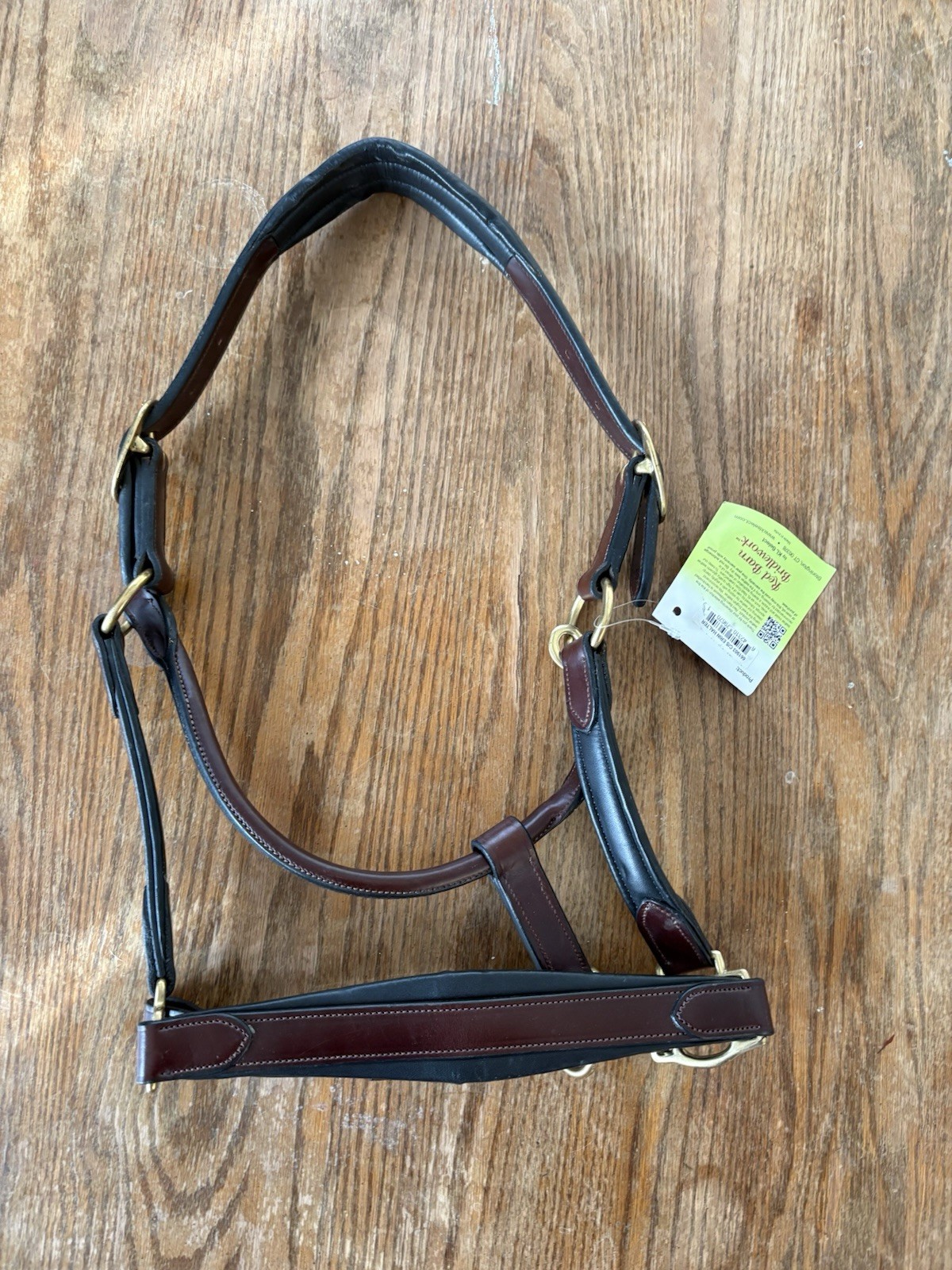 KL Select Red Barn Erin Halter Cob Size Brow/black Padding New With Tags