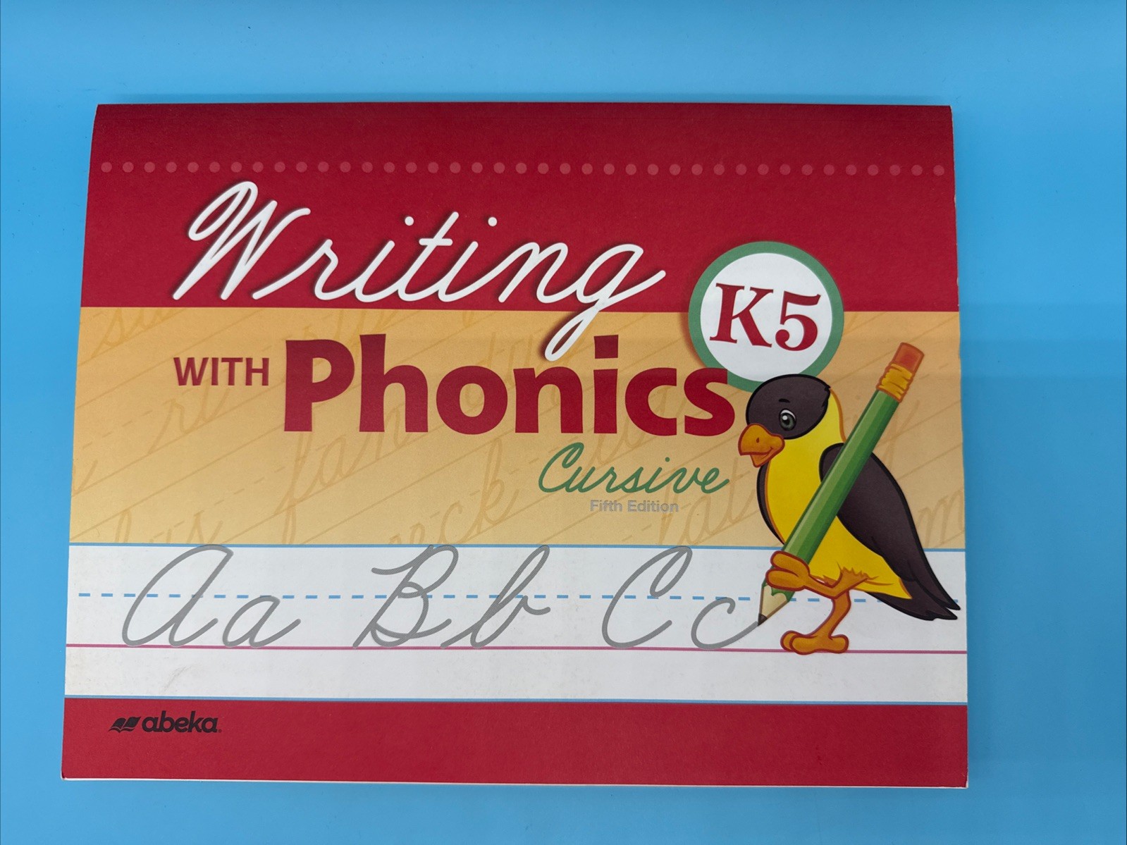 Abeka Writing with Phonics K5 Cursive - Kindergarten NEW