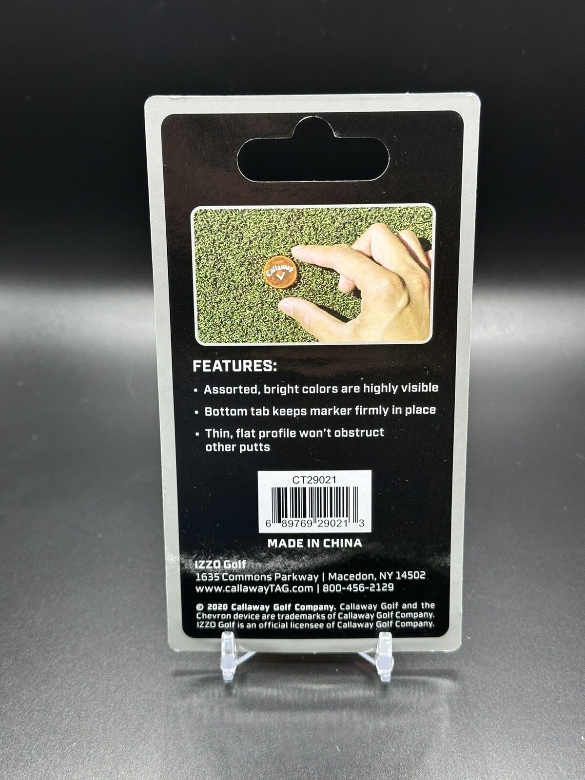 Callaway Golf Ball Markers - Neon