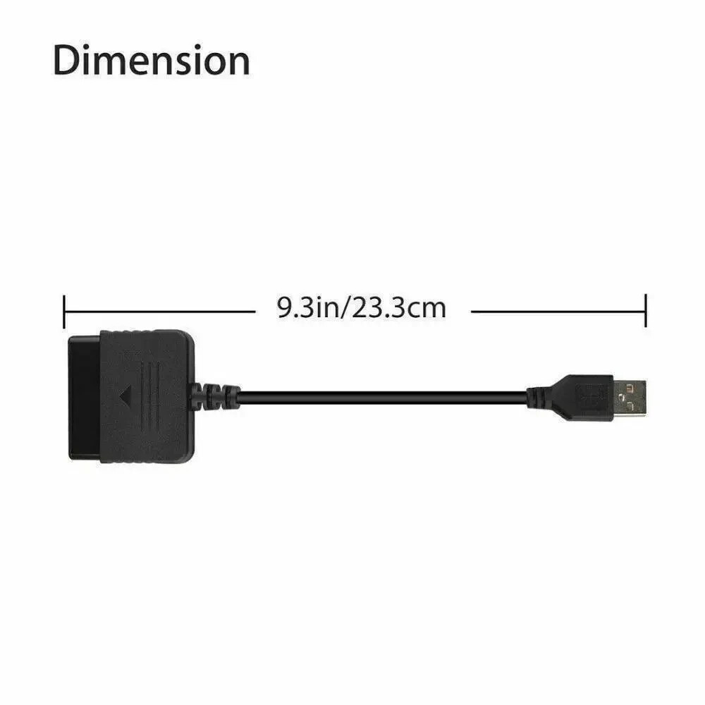 USB PS2 To PS3 Game Controller Adaptor Converter Cable For Sony PlayStation 2 3