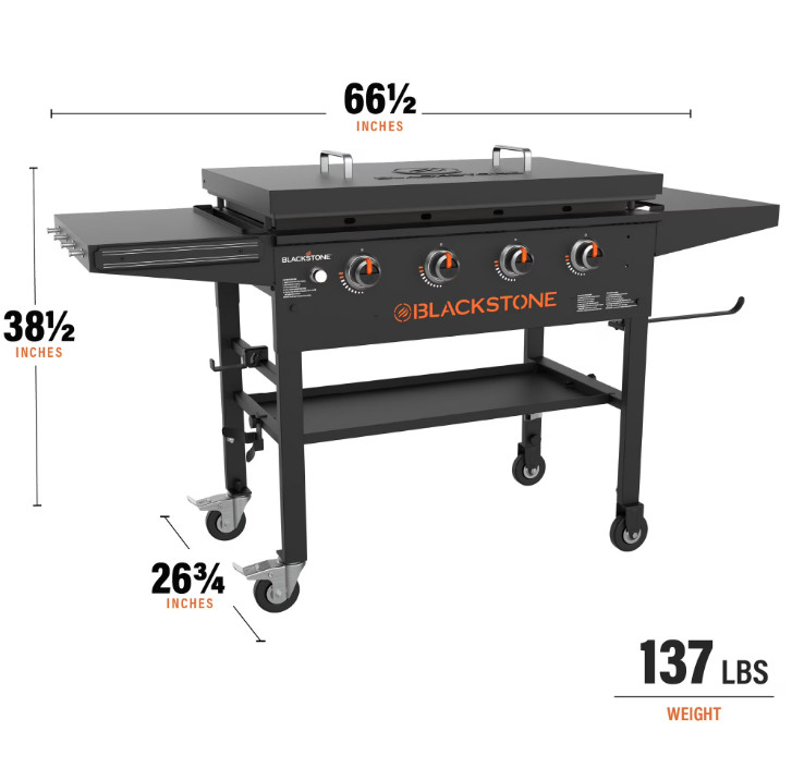 Blackstone 36" Original 4-Burner Outdoor Griddle - Hard Cover Included - NEW