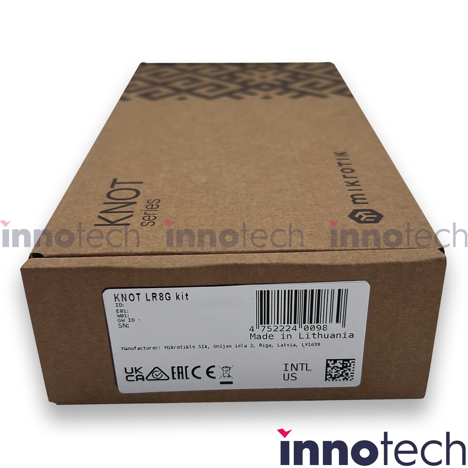 MikroTik KNOT LR8G Kit IoT Gateway RB924iR-2nD-BT5&BG770A&R11e-LR8G New Sealed