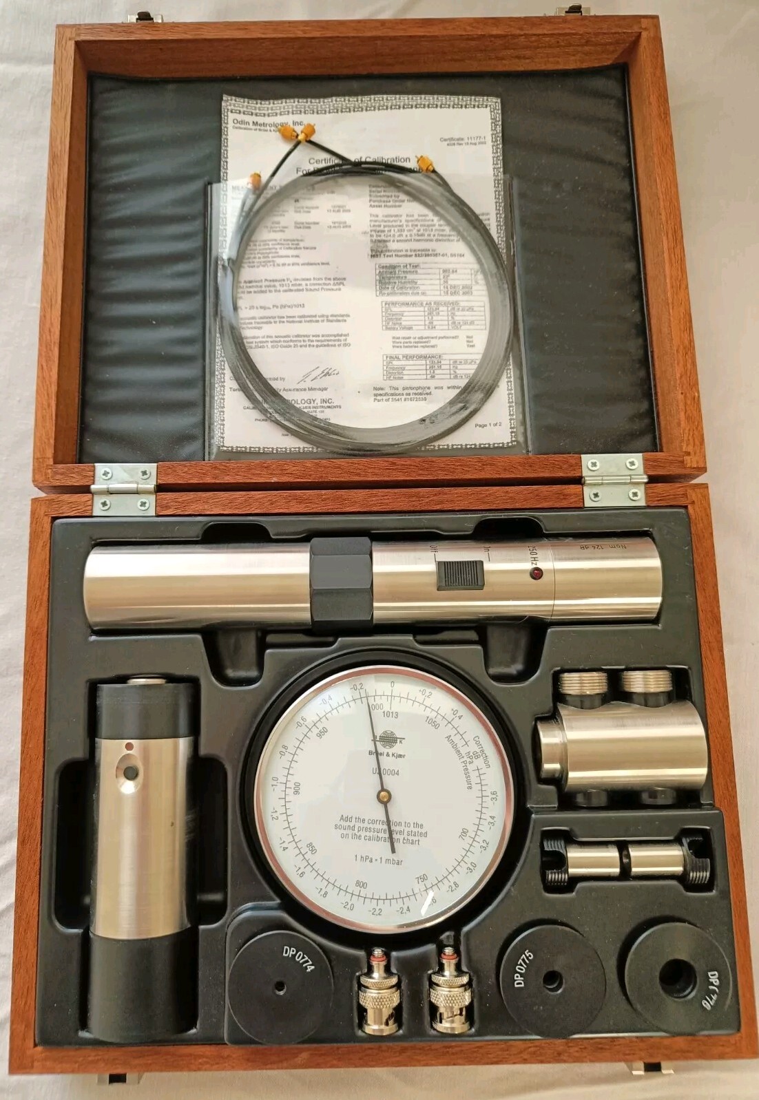 Bruel & Kjaer Type 3541 Sound Intensity Calibrator
