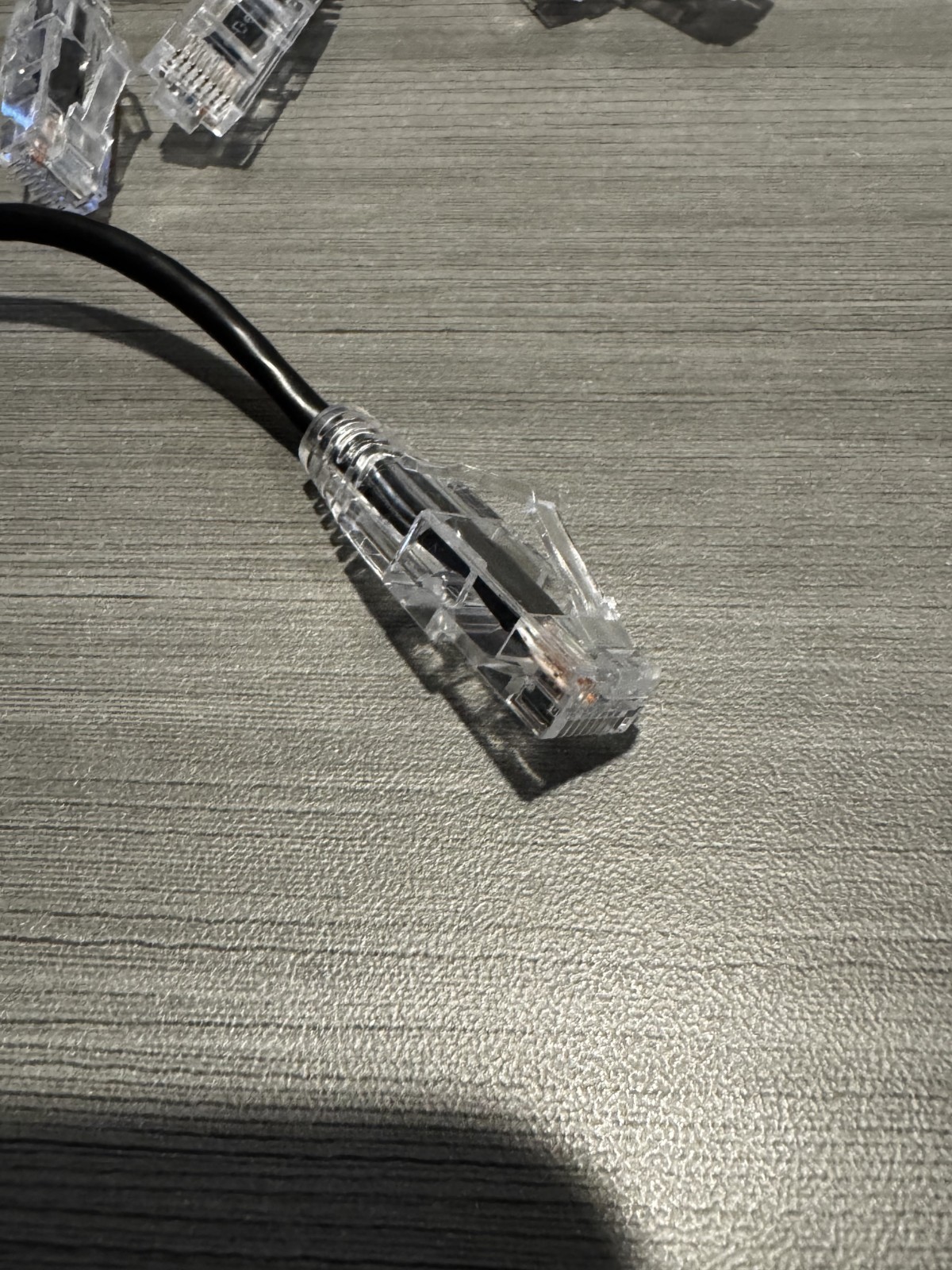 CableGeeker Patch Cable 24ct Cat6a .5ft slim ethernet patch cables black