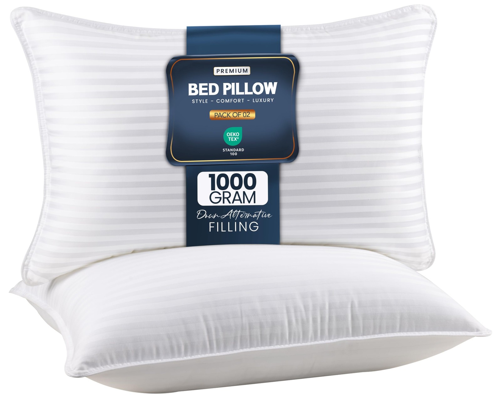Utopia Bedding Bed Pillows for Sleeping Queen Size (Pack of 2), White
