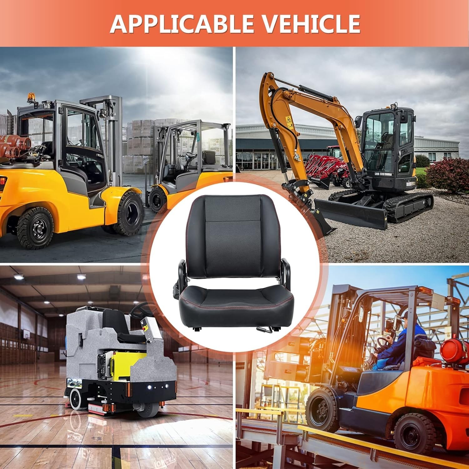 Versatile Adjustable Forklift Chair