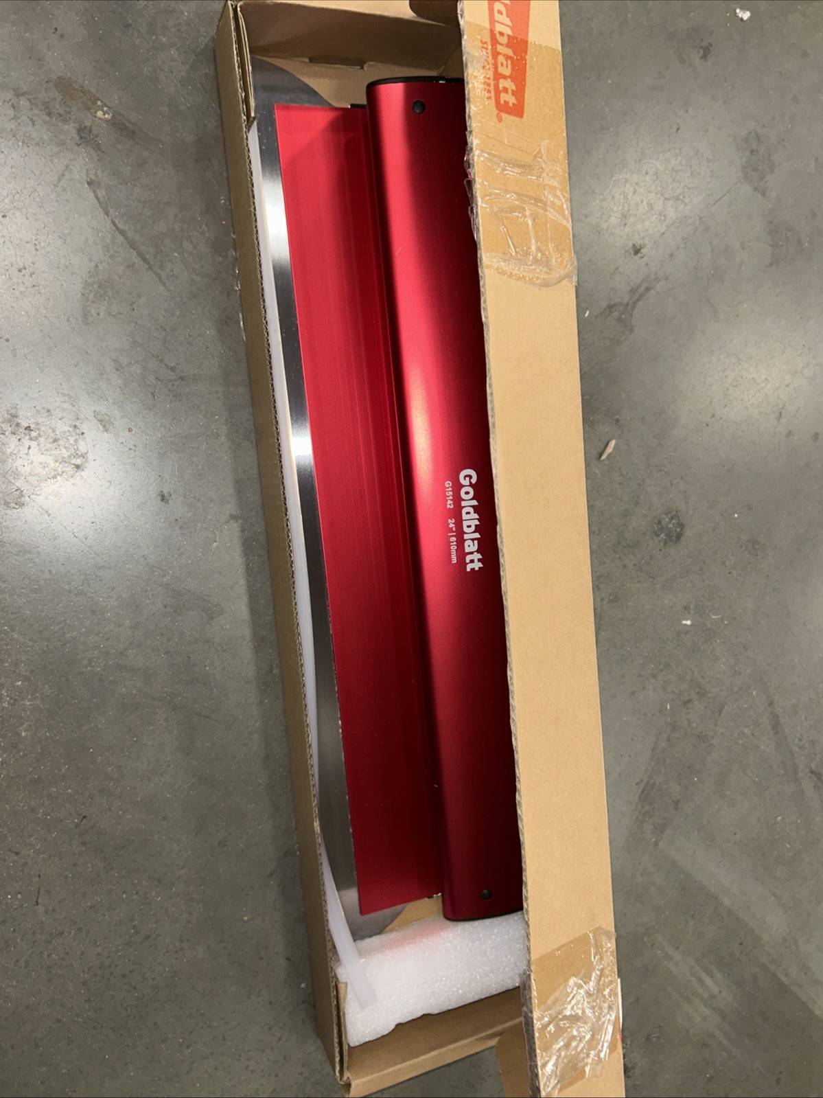 Goldblatt 24" Drywall Skimming Blade Aluminum Drywall Skimming Drywall Trowel US