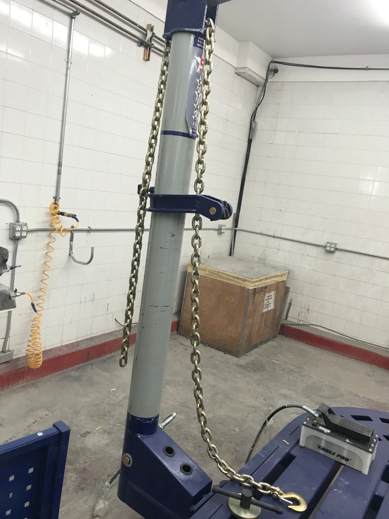 SET#31 AUTO BODY FRAME MACHINE PULLING CHAIN 11 FEET LONG HEAVY DUTY