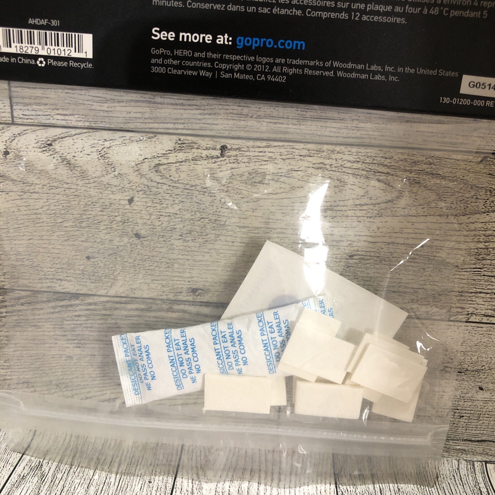 Anti-Fog Inserts GoPro AHDAF-301 12 inserts