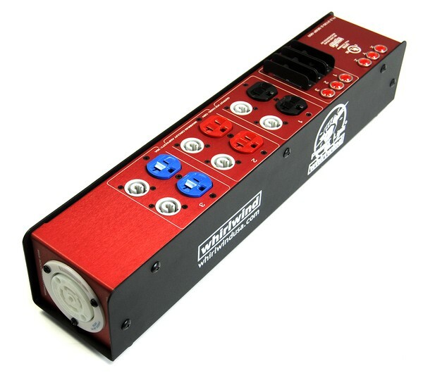 Whirlwind PL2-213023E6P-00 PowerCon Duplex Circuit Breaker AC Stringer Box