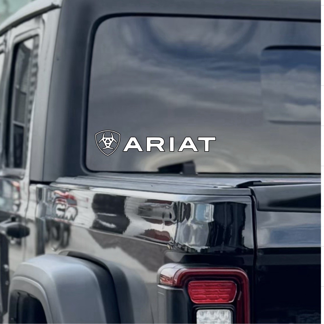 Vinyl Decal for Ariat With Logo width 6”,8”,10” Sticker