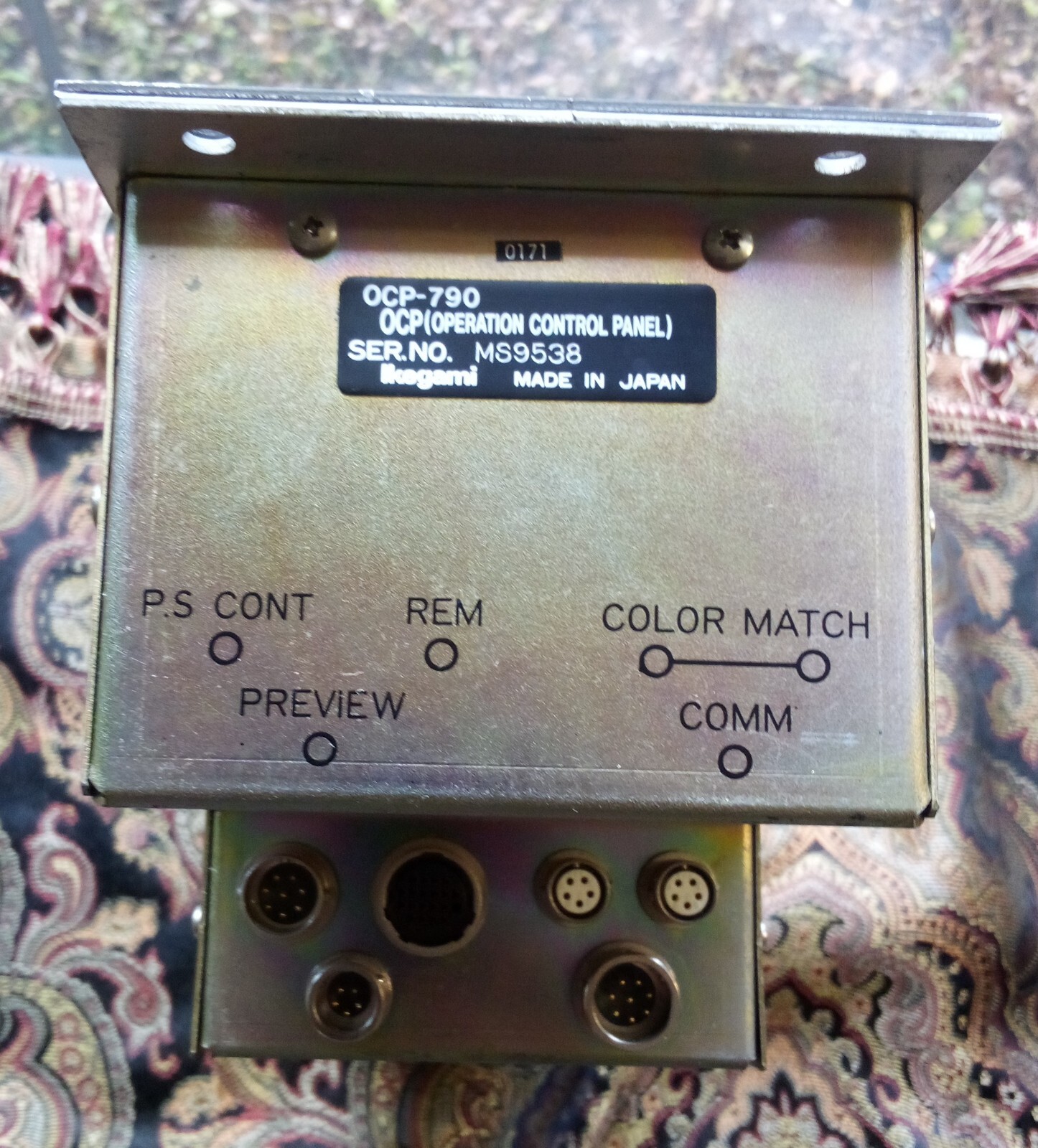 Ikegami OCP-790 Camera System Operation Control Panel w/ Joystick