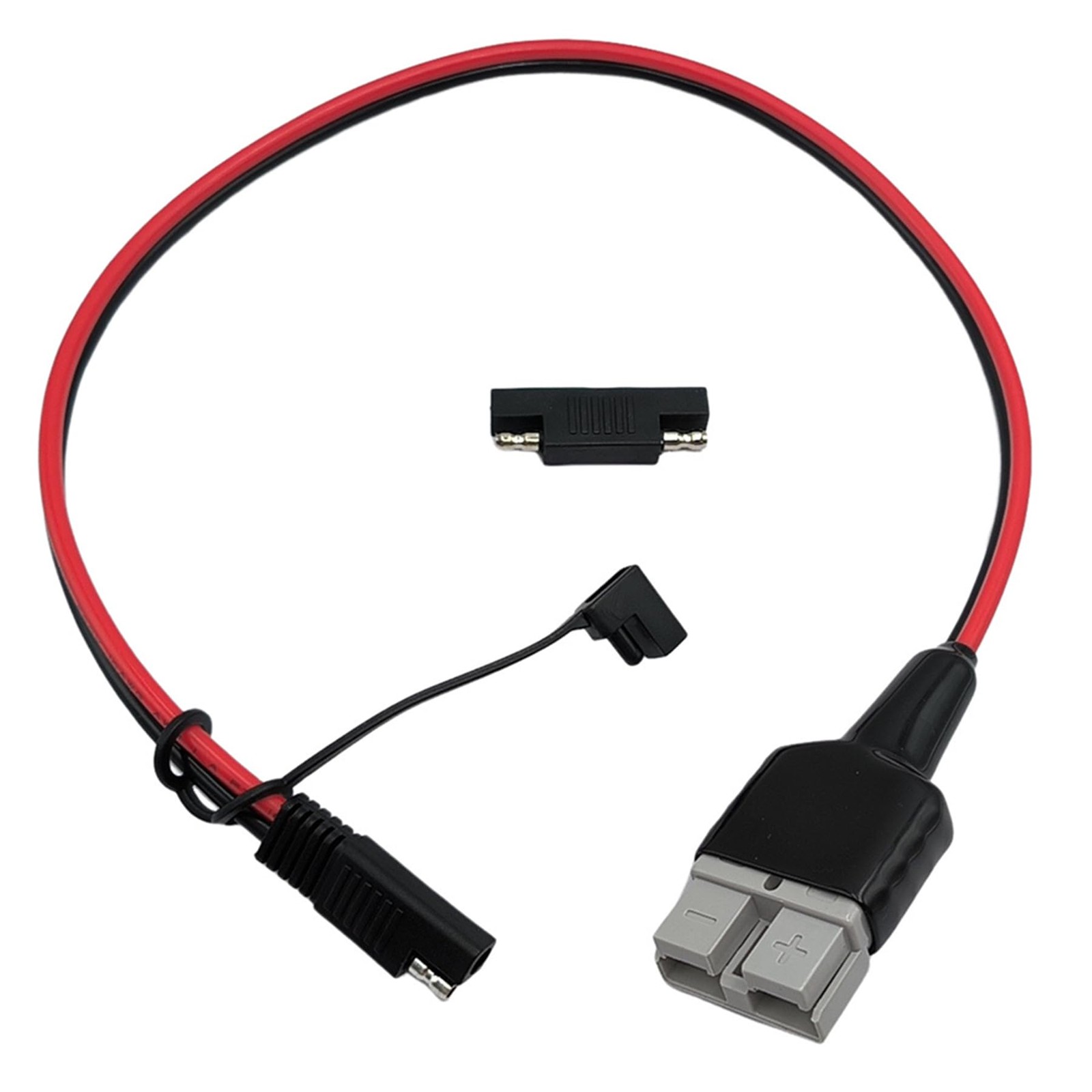 Anderson SB50 Connector to SAE Extension Cable 10AWG，SAE Solar Panel Connecti...