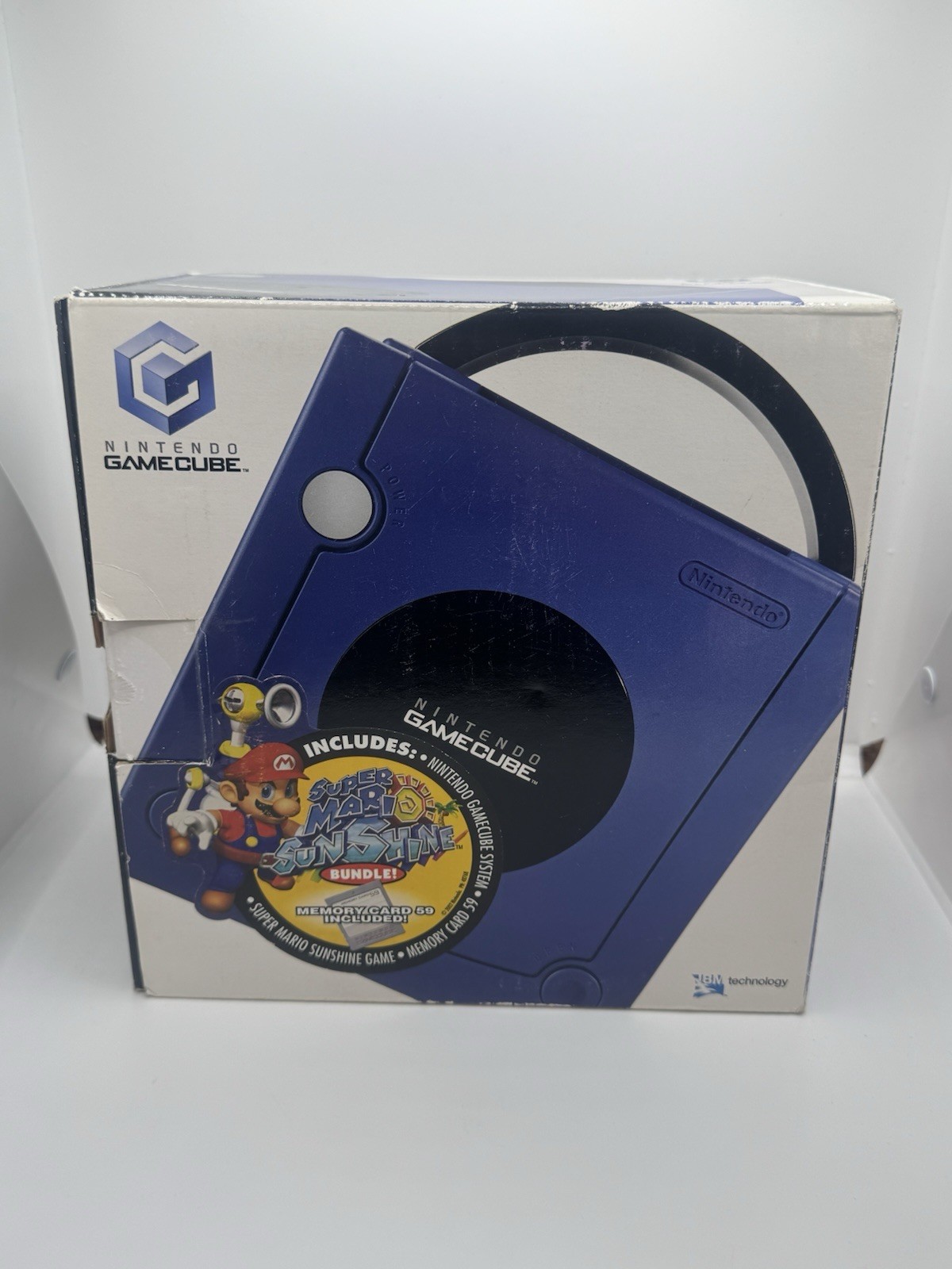 Nintendo Gamecube Console Super Mario Sunshine Console Bundle Variant System Box