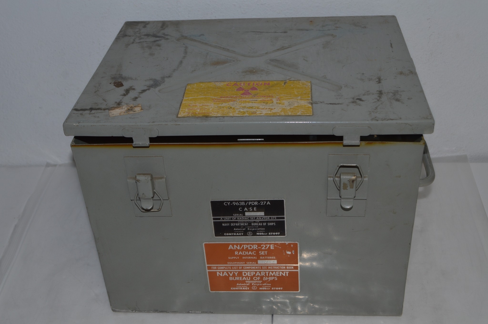 *TC* ADMIRAL CORP IM-74A/PDR-27C RADIATION RADIACMETER W/ PROBE (KRS79)