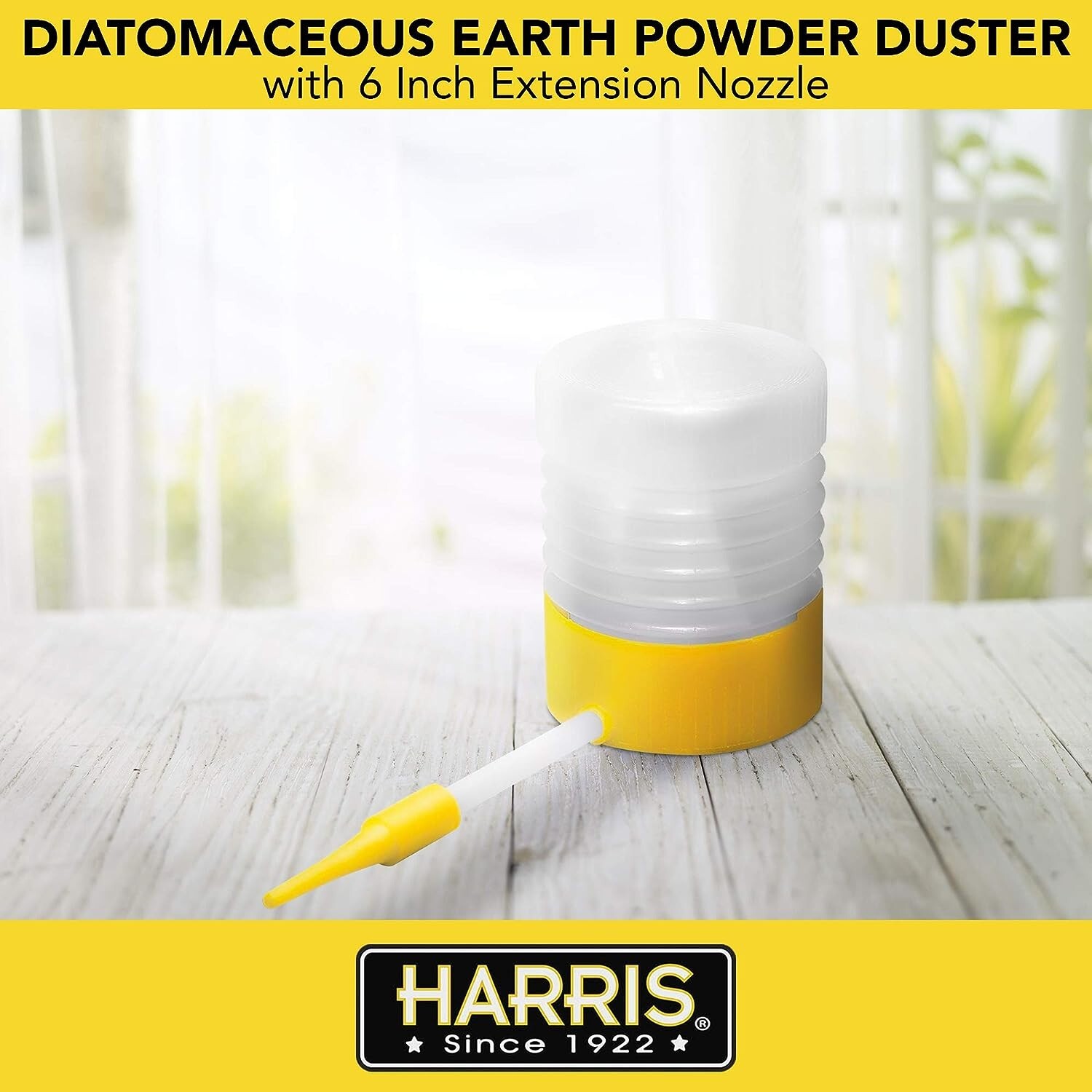 Hand Puffer Dust Insect Bedbug Roach Insect Duster With Extension Nozzle 6" NEW