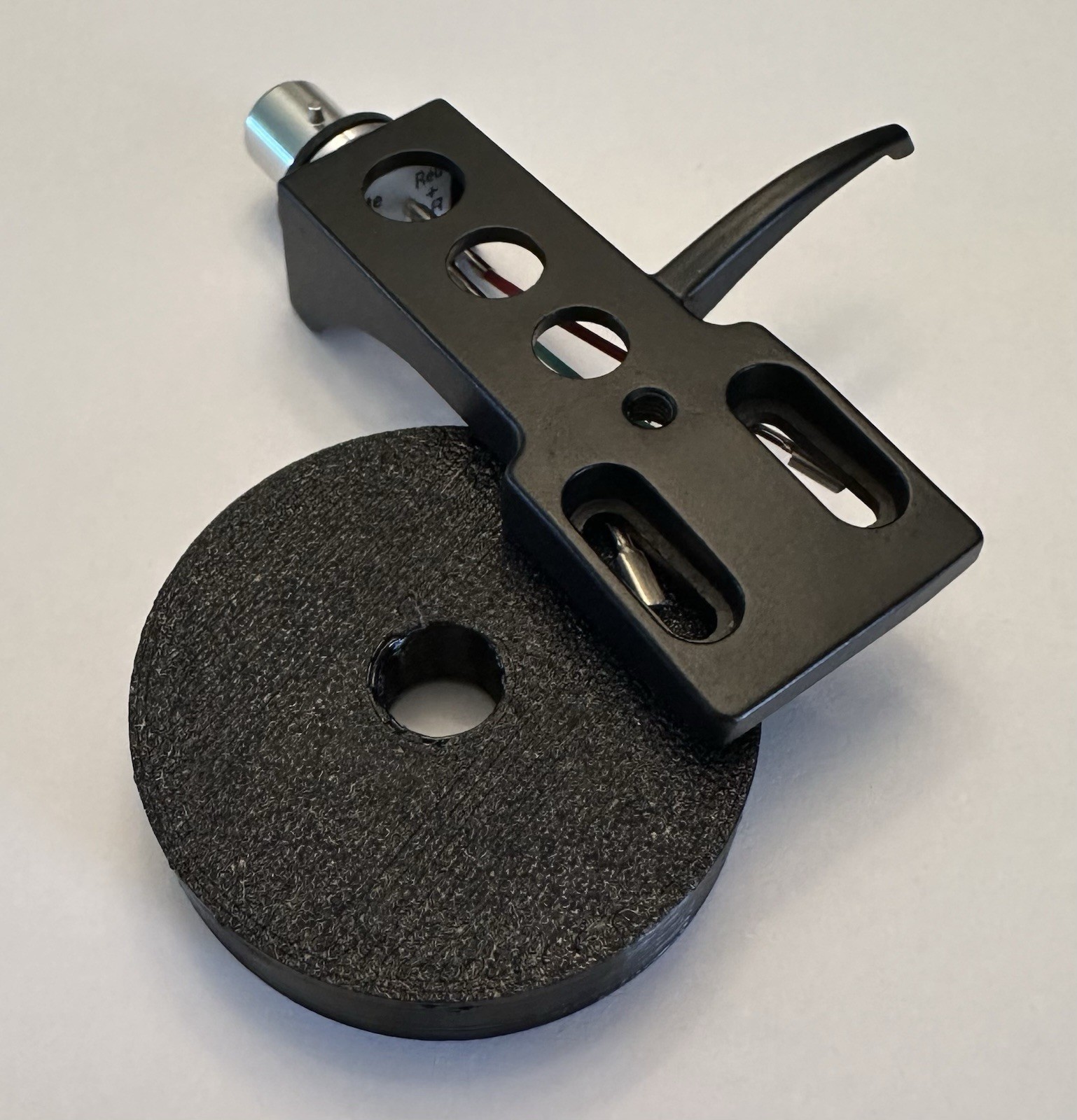 Technics Style Headshell With Lead Wires | Free 45 RPM Adapter