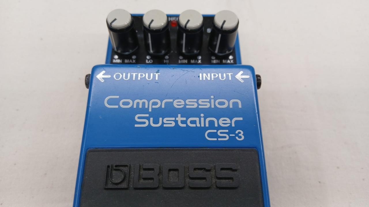 BOSS CS 3 Effects Pedal Compressor Guitar Gear Tested Genuine Authentic