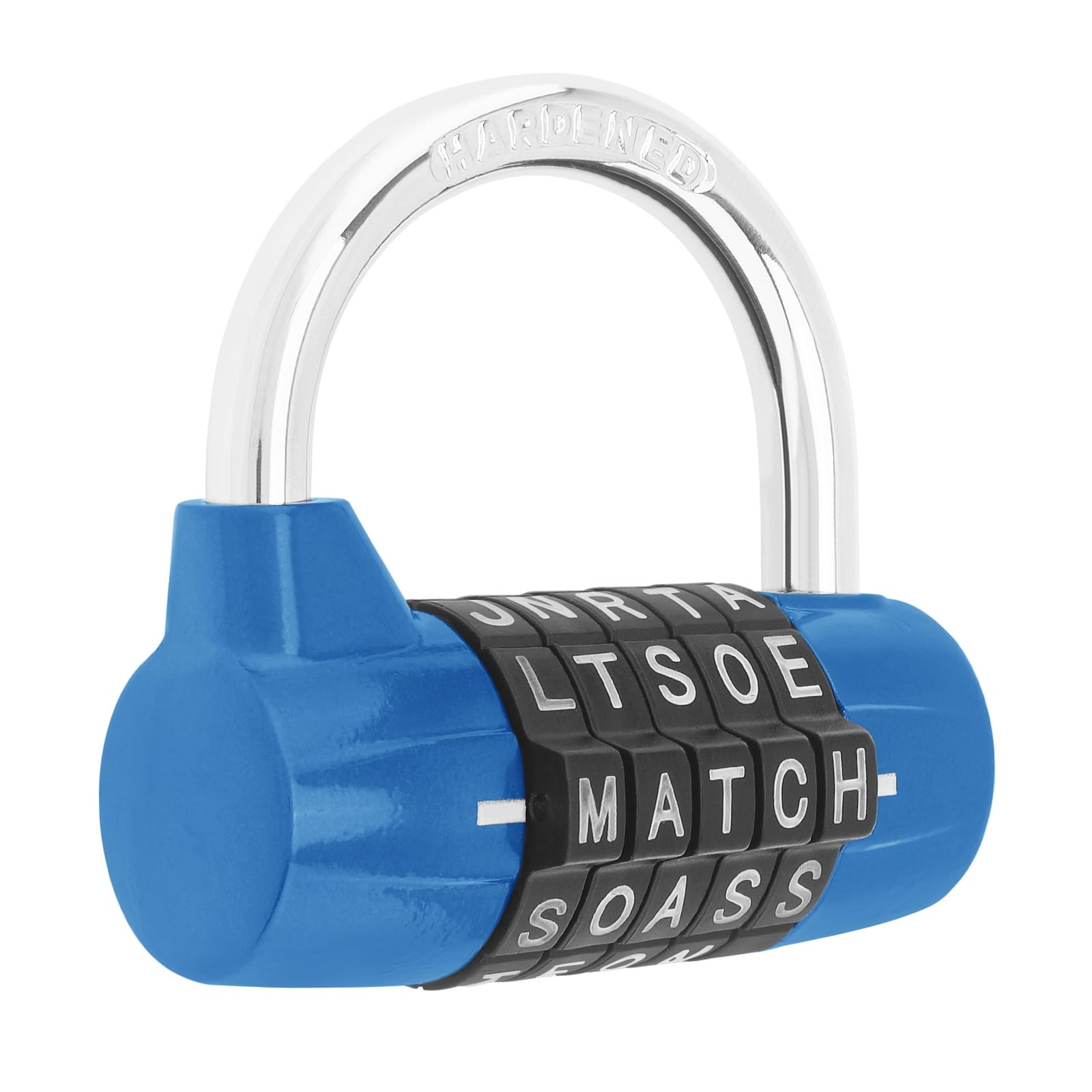 5 Letter Word Lock Combination Locks,Blue Blue