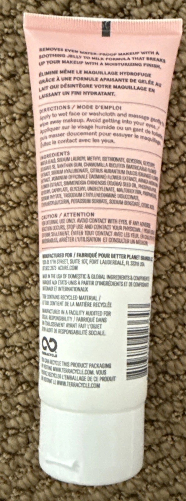 ACURE Jelly Milk Makeup-Remover 4fl oz New Sealed