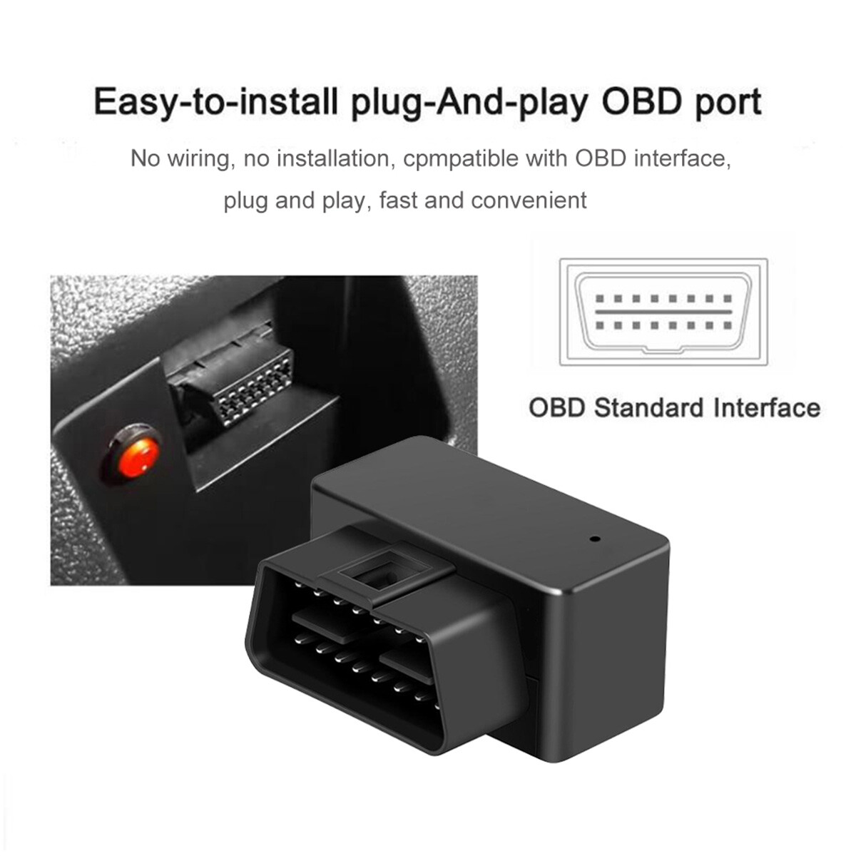 OBD2 GF07 GPS Tracker Real Time Vehicle Tracking Device GPRS Car Auto Locator US