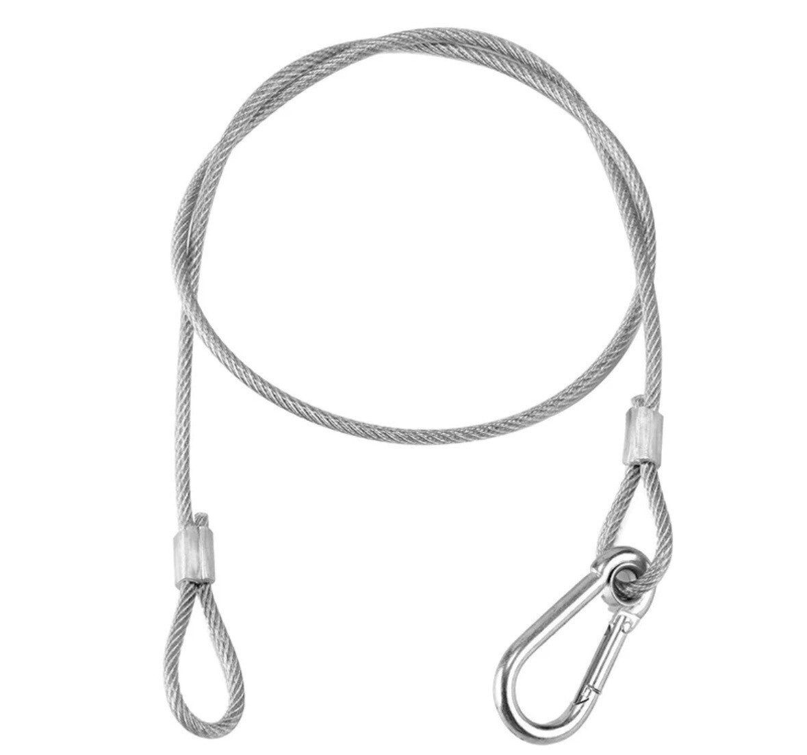 25Pack Stage Light Safety Cables 47”, Stainless Steel Security Cable.Multi Use