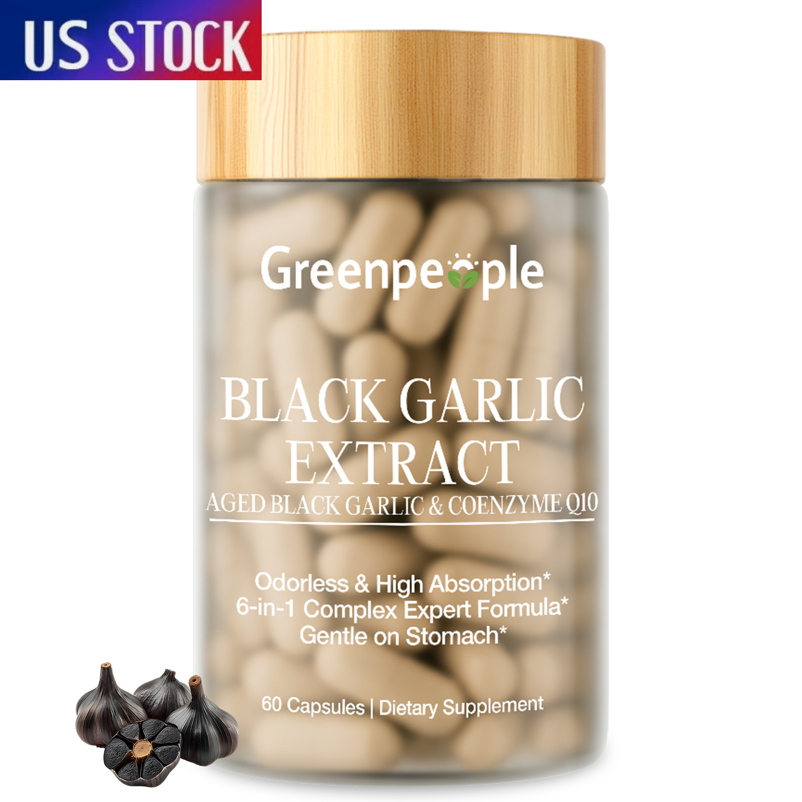 Aged Garlic Extract 60 Capsules Cardiovascular Health - Immune Support