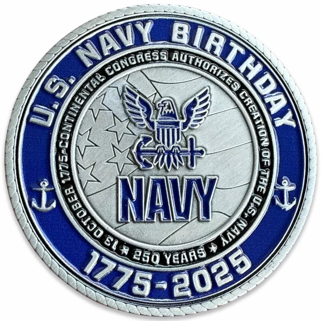 2025 U.S. Navy Birthday 250th Coin
