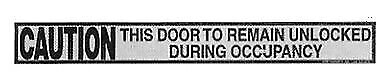 Exit Security SB-01-0032 Exit Bar for 32" Door Size, Narrow Doors
