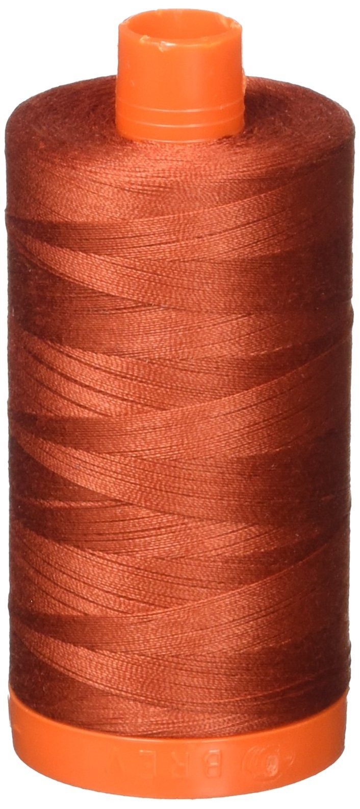 A10502395 Solid 50WT 1422 Yds Pumpkin Spice Mako Cotton Thread Sewing Quilt