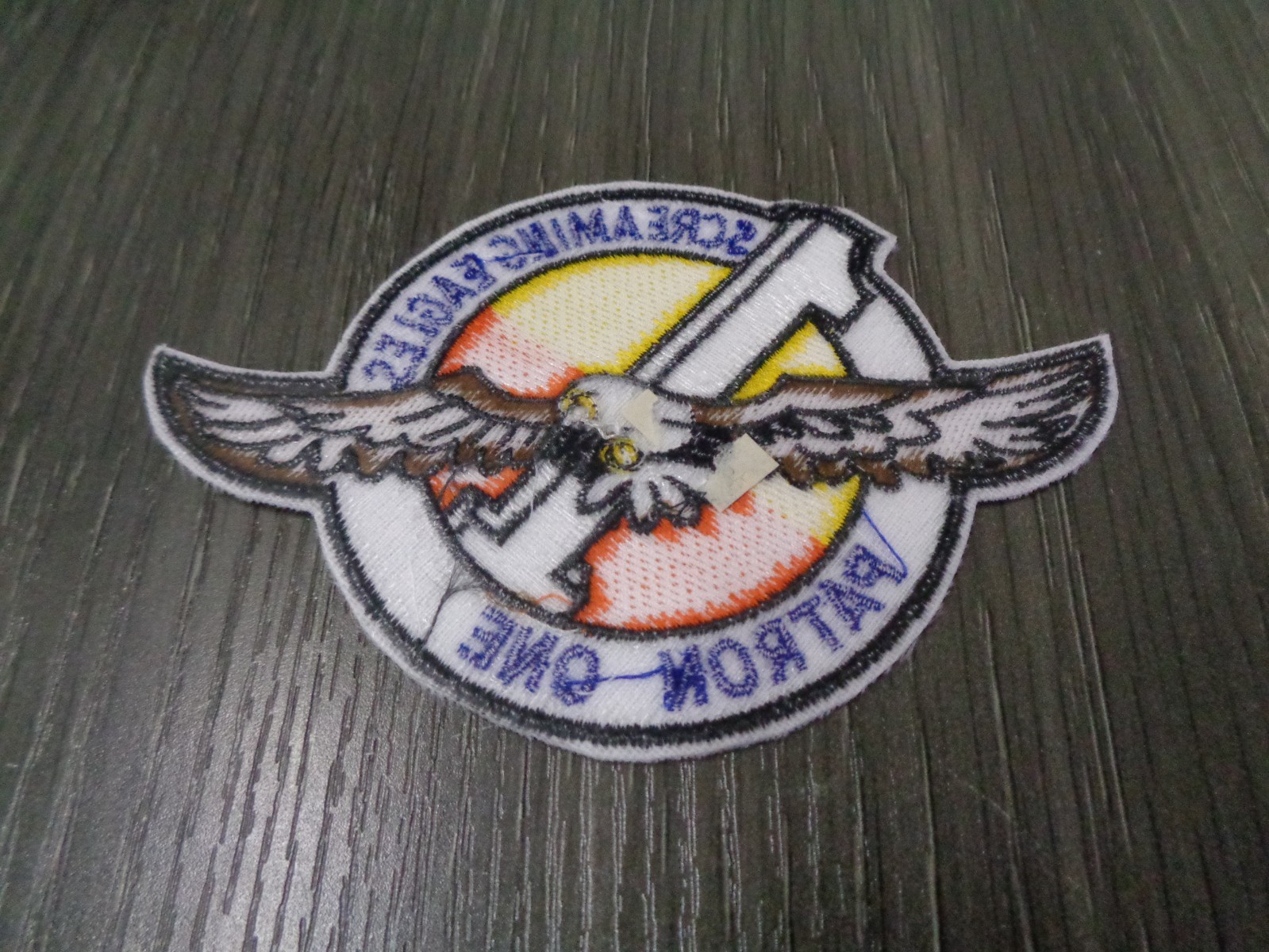 1994 US Navy Screaming Eagles Squadron Patron One Embroidered Vintage Patch