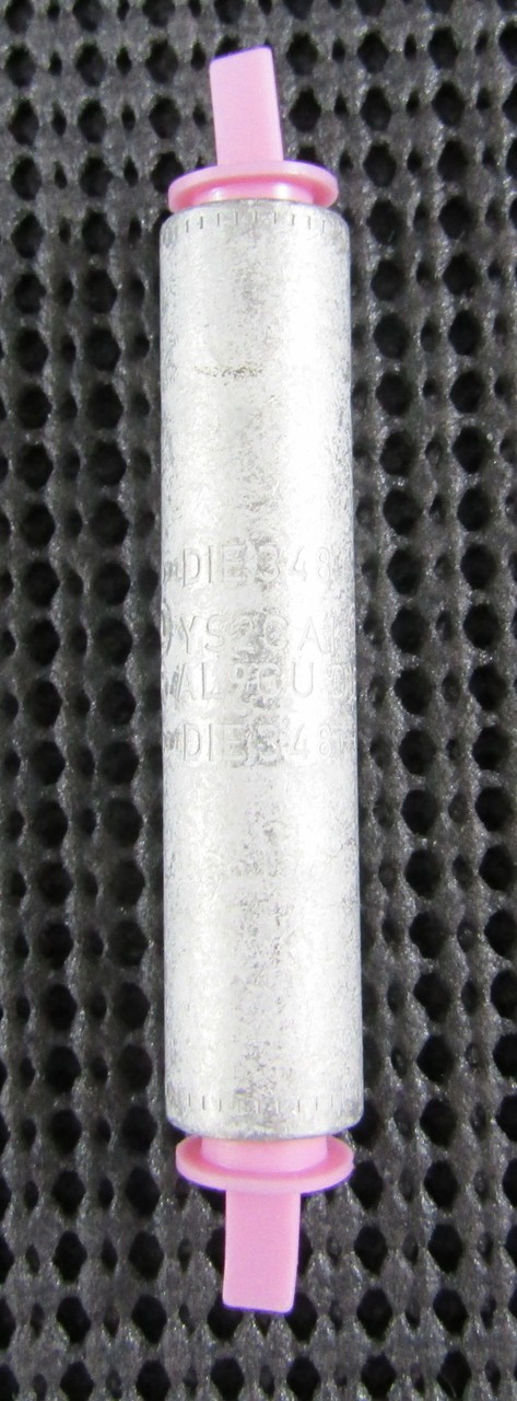 BURNDY YS2CA1 2AWG ALUMINUM COMPRESSION BUTT SPLICE - LOT OF 5 / NEW NO BOX