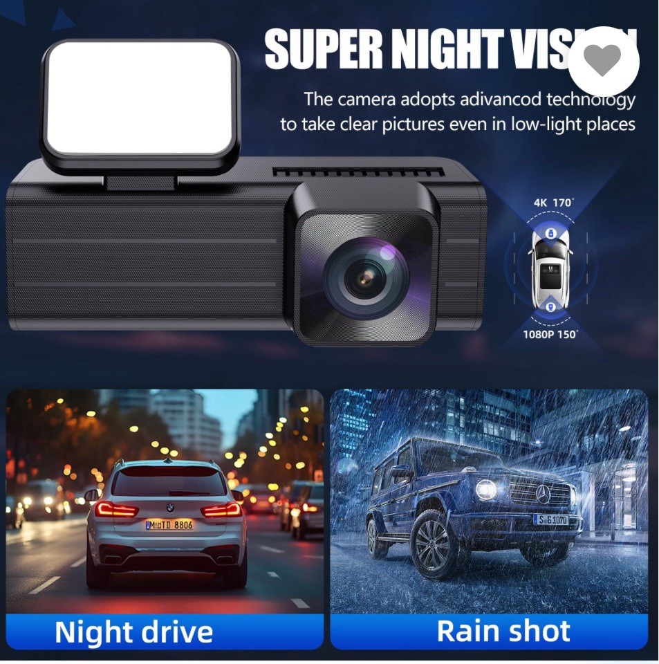 Dash Cam 4k Wifi