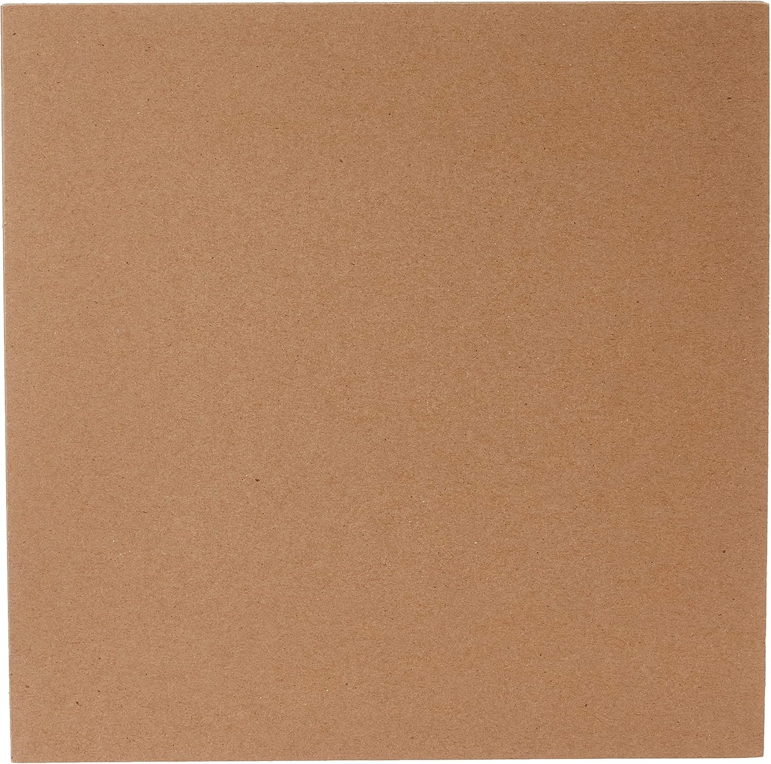 Grafix Medium Weight Chipboard – 12"x12"x0.057", White