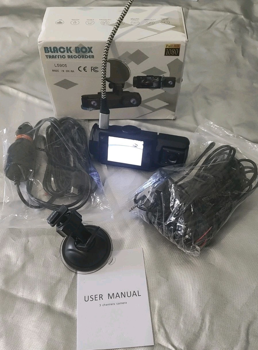 Black Box Traffic Recorder Dash Cam | Full HD 1080p | Rear View! | G Sensor | 2"