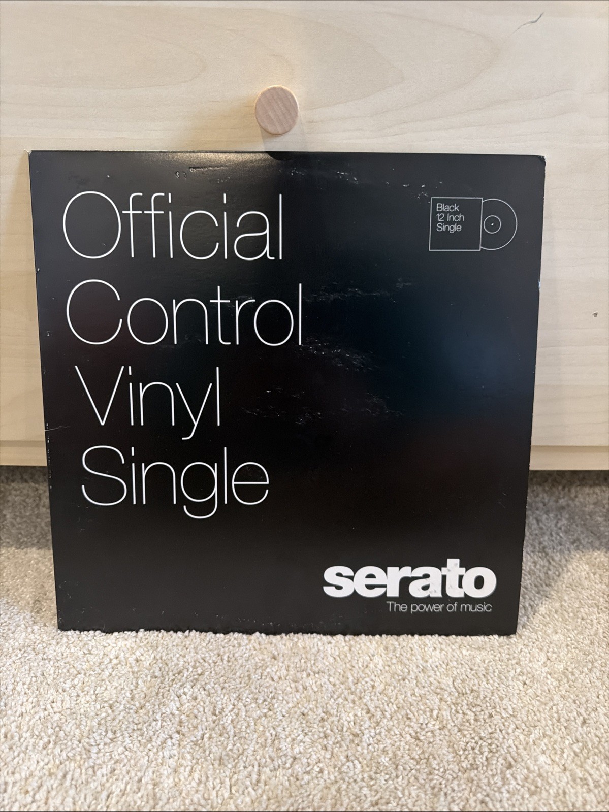 Serato Official Control Vinyl Blue 12 Inch Single Tested