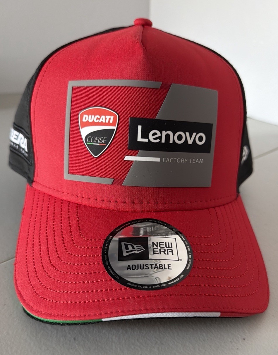 Ducati Corse Moto GP Team Replica Cap Lenovo Pecco Bagnaia 2023 NWT